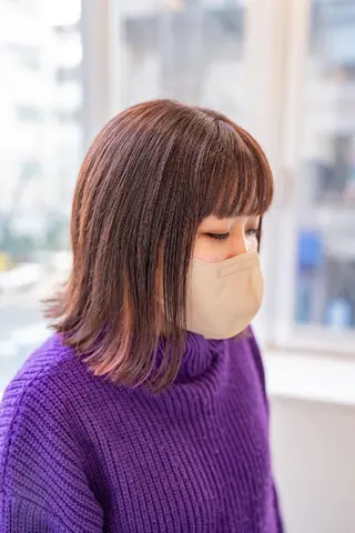 ミディアム Lazo/ 原弥和子のヘアスタイル