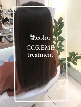 ロング カラー 縮毛矯正/髪質改善/ 艶髪ササキナツミのヘアスタイル