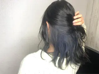 セミロング 【Gluck】高橋 大治のヘアスタイル
