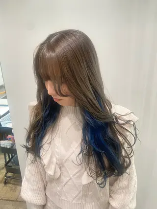 ロング カラー 年間1500人担当 代表 南一路のヘアスタイル