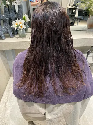 ロング カット🩵 りこのヘアスタイル