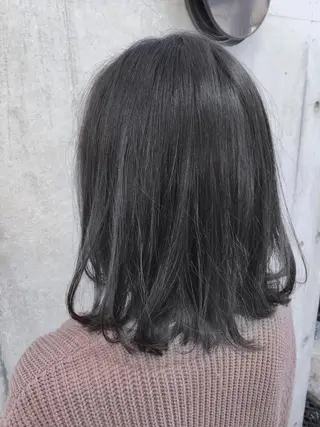 ミディアム カラー ✨髪質改善縮毛矯正✨ 宇田川修平のヘアスタイル