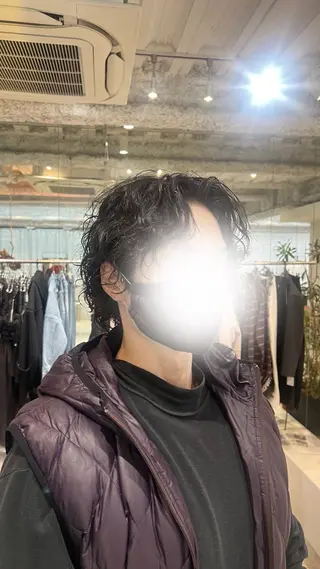 パーマ 目黒 由梨香のヘアスタイル