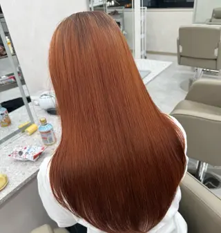 ロング カラー トウマ｜ハイトーン ケアブリーチ✨横浜のヘアスタイル