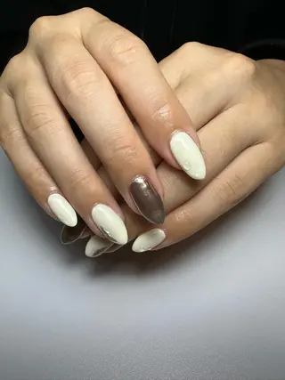 セミロング shandy nailのネイルデザイン