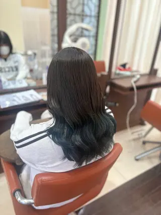 ロング レイヤー×垢抜け/ ハイトーン/朝倉友香のヘアスタイル