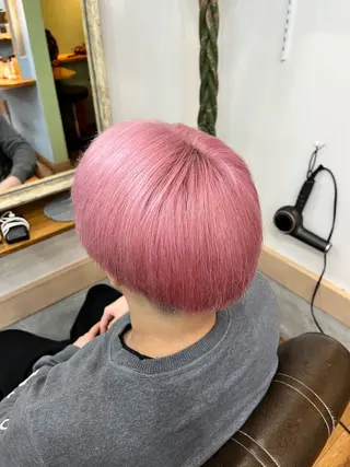 ショート カラー 🫧ハイトーン/ ブリーチ🫧白石航汰のヘアスタイル