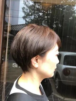 ショート カラー コレットヘアー 田中アヤノのヘアスタイル