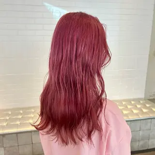 ミディアム カラー うる艶カラー /縮毛矯正✨レオンのヘアスタイル