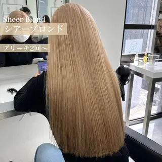 ロング カラー ヘアアレンジ 💍Story川越 オフィシャル💍のヘアスタイル
