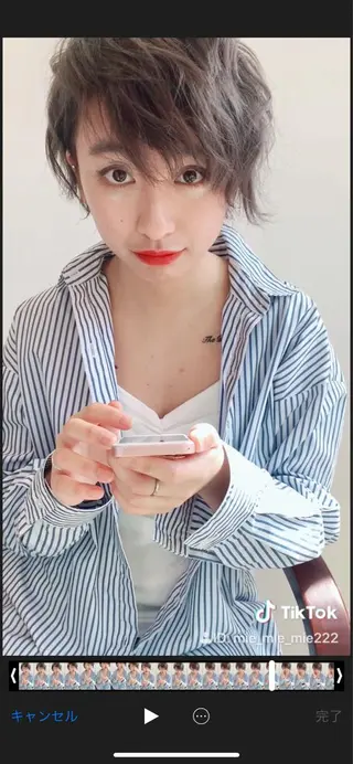ミディアム 🌸スタイリスト 山浦美恵のヘアスタイル