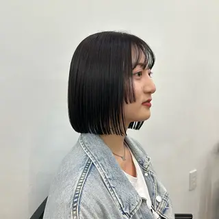 ミディアム さとう あやかのヘアスタイル