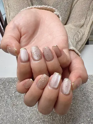 ネイル ガレンドウ 白澤 愛子のネイルデザイン