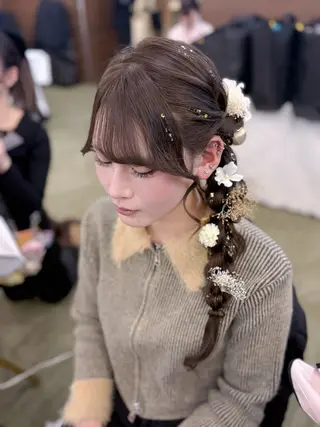 LARME ヘアメ りほのヘアスタイル