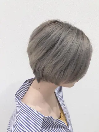 ショート 海外風レイヤーカット 👑店長　平松　由のヘアスタイル