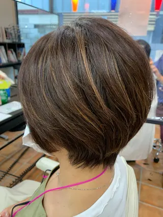 ショート フリーランス理美容師 いさかのヘアスタイル
