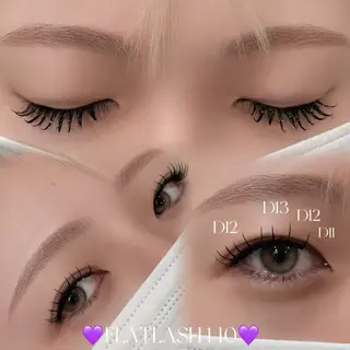 マツエク・マツパ Labelta 💜 YUIのマツエク・マツパデザイン