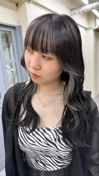 カラー レディースパーマ モデル募集RIKOのヘアスタイル