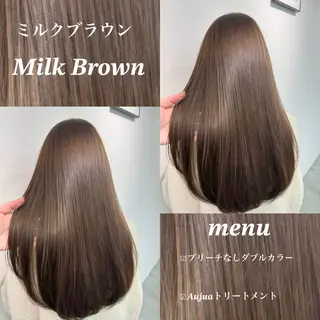 ロング カラー ヘアアレンジ ブリーチなしカラー /新百合ヶ丘/安形翔のヘアスタイル