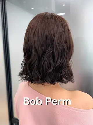 ミディアム パーマ ラフなパーマ 石川雄麻のヘアスタイル