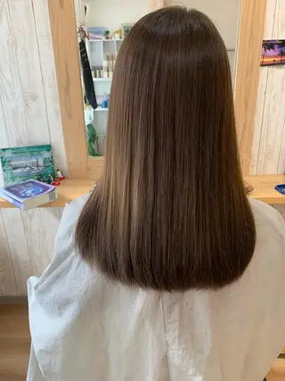 セミロング カラー hair &make EPICRUMIのヘアスタイル