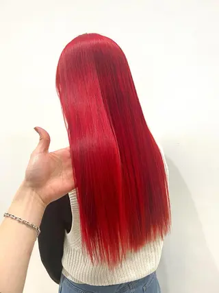 ロング カラー ヘアアレンジ 🌈インナーカラー ‘ショウマ’🌈のヘアスタイル