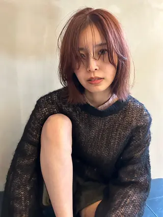 ショート カラー ショート/ボブ/ 心斎橋/宮脇美奈のヘアスタイル