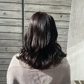 セミロング 【美ボブ.艶カラー. 梅田茶屋町】midoのヘアスタイル