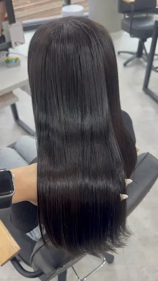 ロング カラー 赤み無し柔らかカラー 【梅田】madokaのヘアスタイル