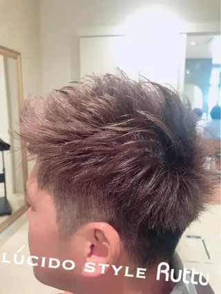 ショート カラー パーマ アザマ　ヤスカツ _rosso 川口のヘアスタイル