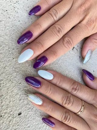 ミディアム ネイル ✴︎ Delightのネイルデザイン