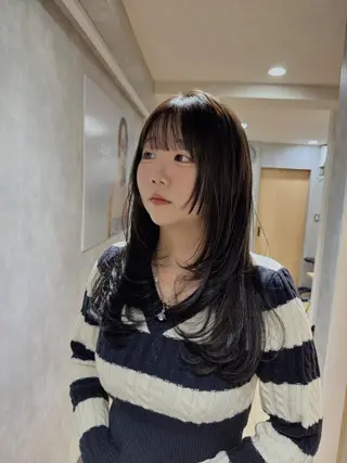 ロング カラー トレンド透明感カラー ☘️大貫 昂涼🐹のヘアスタイル