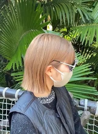 ショート カラー パーマ ヘアアレンジ メンズ キッズ ネイル マツエク・マツパ アイブロウ 大人スタイル 太田のヘアスタイル