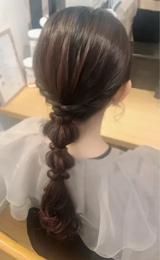 ロング 札幌円山ヘアメイク/ バーガスのヘアスタイル