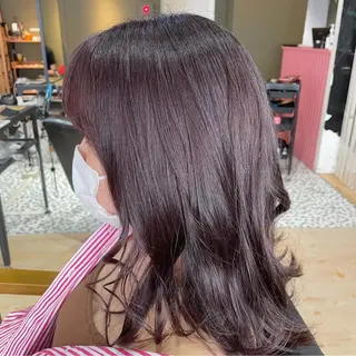 セミロング カラー Hiro ヒロのヘアスタイル