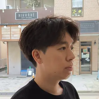 ショート メンズ 廣多 克哉のヘアスタイル