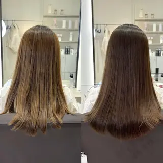 ロング EIGHT plum TOKIOリミテッドのヘアスタイル