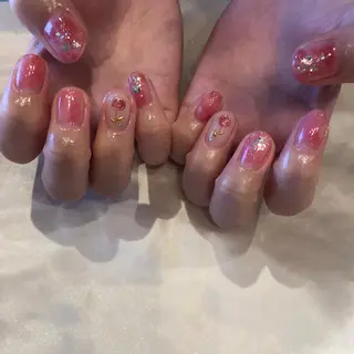 ネイル パラあり！フィルイン 美フォルムのネイルデザイン