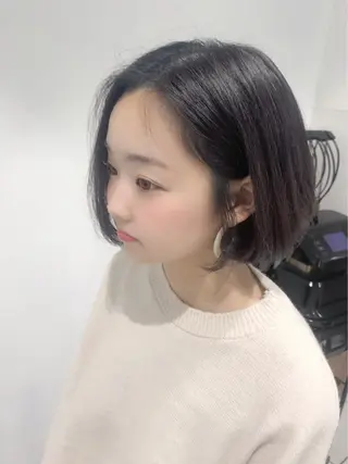 ショート カラー バレイヤージュ& 高発色カラー/市川のヘアスタイル
