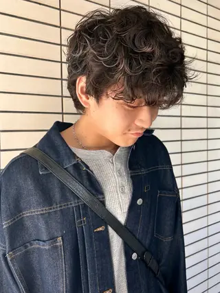 パーマ メンズ デザインパーマ/ カット/nanaのヘアスタイル