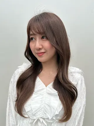 ロング カラー きむらさくら/透明感 /レイヤーカットのヘアスタイル