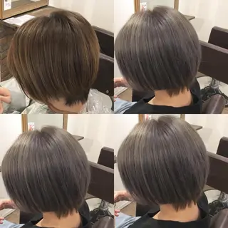 ショート カラー JILBLAN京都 ショート/ハイライトのヘアスタイル