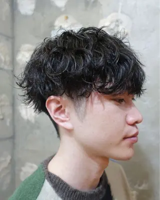 ショート パーマ メンズ tension 【テンション】のヘアスタイル