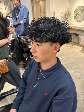 パーマ メンズ メンズパーマ💈藤田 晃志のヘアスタイル