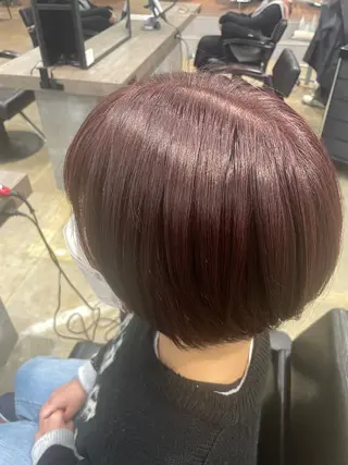ミディアム ニュアンスカラー/ 🫧レミ(坊主)のヘアスタイル