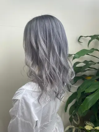 セミロング カラー WEST OLAND加藤圭介のヘアスタイル