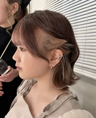 ミディアム 透明感カラー🫧 HARUKA🐰のヘアスタイル