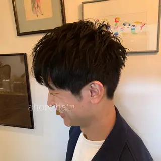 ショート メンズ 似合わせカット得意 💛RENA💛のヘアスタイル