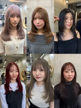 ミディアム SALTWATER AYARIのヘアスタイル
