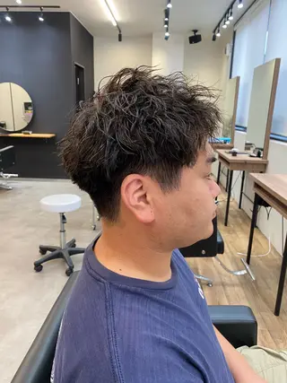 パーマ メンズ BLEACHi高崎店 /湯浅泳作のヘアスタイル